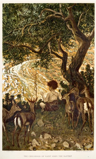 The Childhood of St John the Baptist by James Jacques Joseph after Tissot